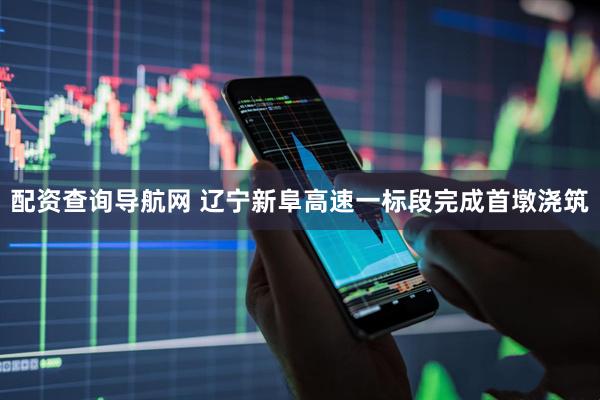 配资查询导航网 辽宁新阜高速一标段完成首墩浇筑